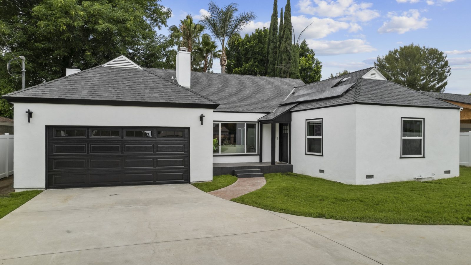 Front of the house after the remodel