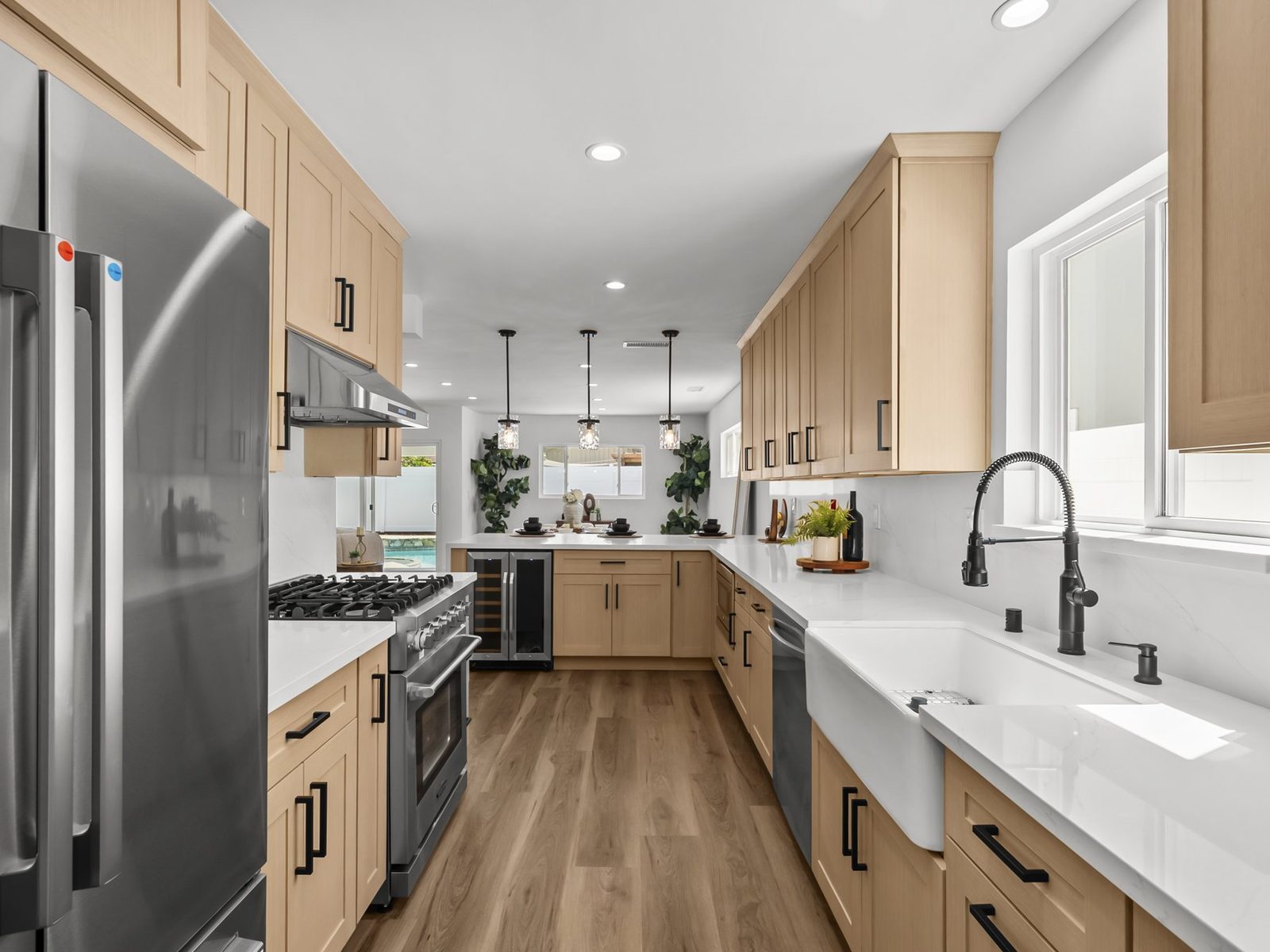 Kitchen after the remodel